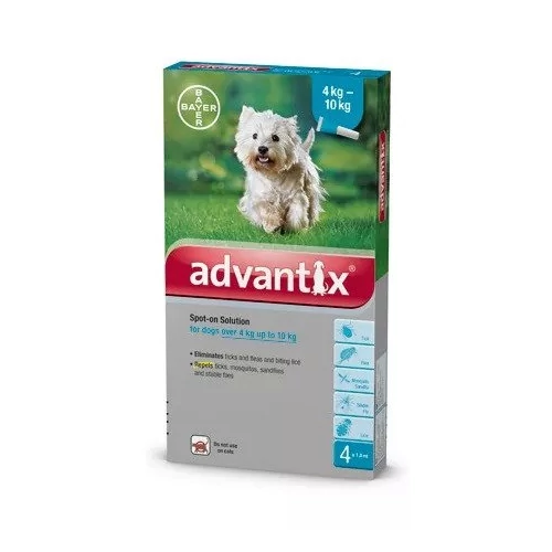 Advantix 4-10 kg közötti kutyáknak 1x1ml