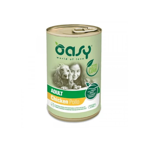 Oasy Dog Lifestage Adult paté Chicken All Breeds 400g