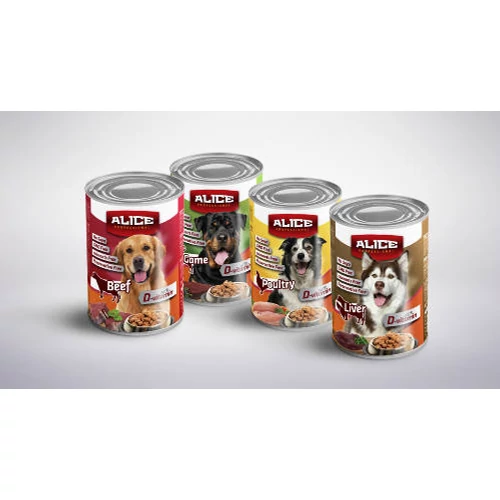  Alice Professional Dog konzerv - vad (1240g) nedves eledel kutyák részére
