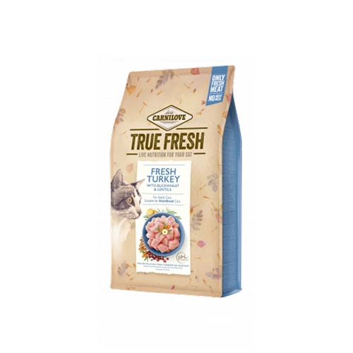 Carnilove True Fresh Cat Adult Turkey - pulyka 4,8kg