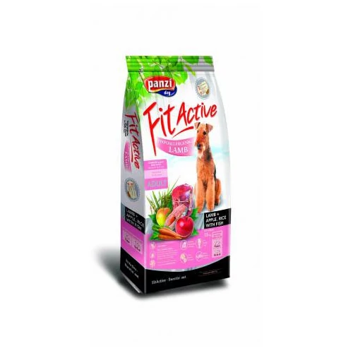 Panzi FitActive Hypoallergenic Lamb Adult (bárány,rizs,alma) száraztáp - Ételallergiás felnőtt kutyák 15kg