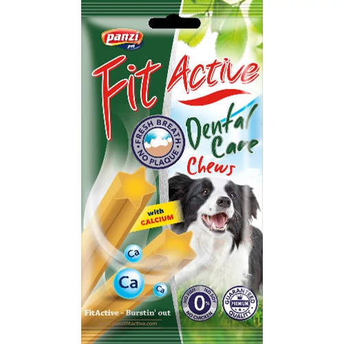 FitActive Dental Stick Chews - jutalomfalat (kálciummal) kutyák részére (70g)