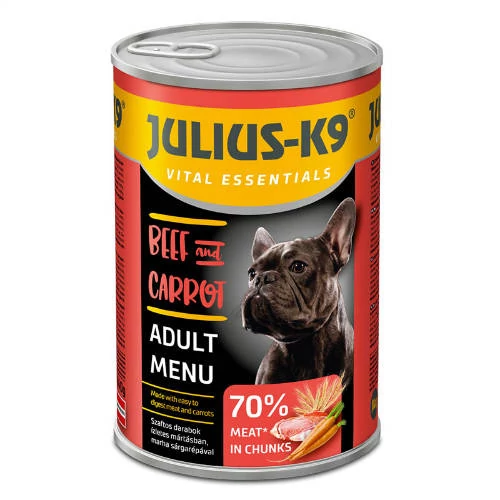 JULIUS K-9 konzerv kutya Marha 1240g