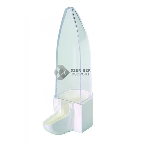 Madáritató kalitkába banán formájú - 80 ml (fehér)