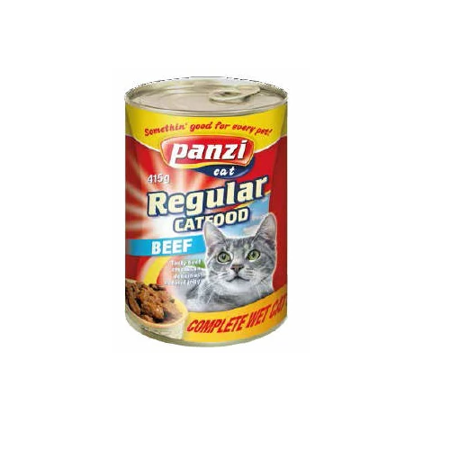 Panzi Regular Adult (marha) konzerv - Felnőtt macskák részére 415g
