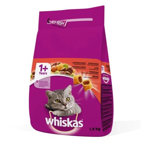 Whiskas száraz 1,4kg marha