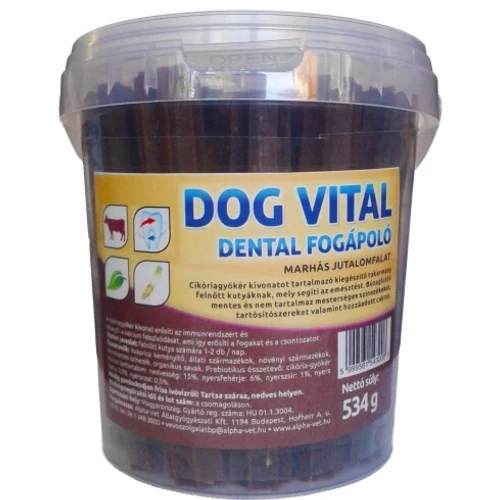 Dog Vital Jutalomfalat Vödrös Marhás 534gr