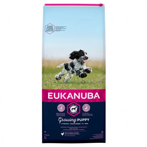Eukanuba Puppy Medium kutyatáp 3kg