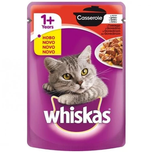 Whiskas Alutasak Marha Casserole 85g