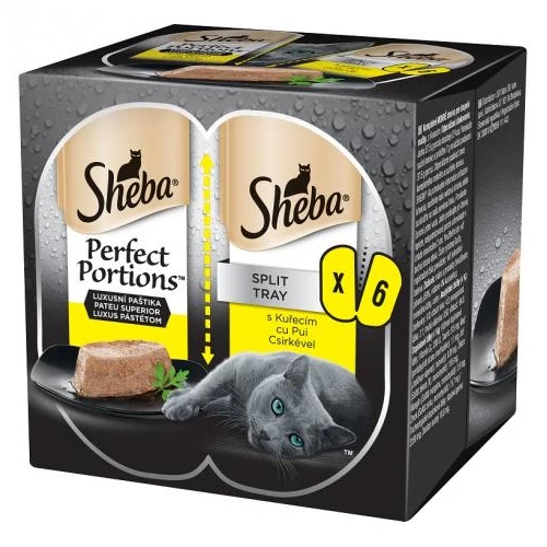 Sheba Perfect Portions 3-pack Csirkés