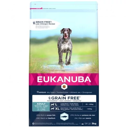 Eukanuba Adult Grain Free Large Ocean Fisch 3kg